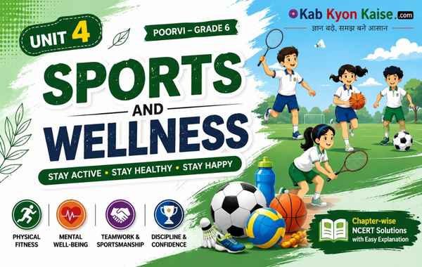 NCERT Class 6 English Unit 4 Sports and Wellness – Change of Heart, The Winner, Yoga A Way of Life